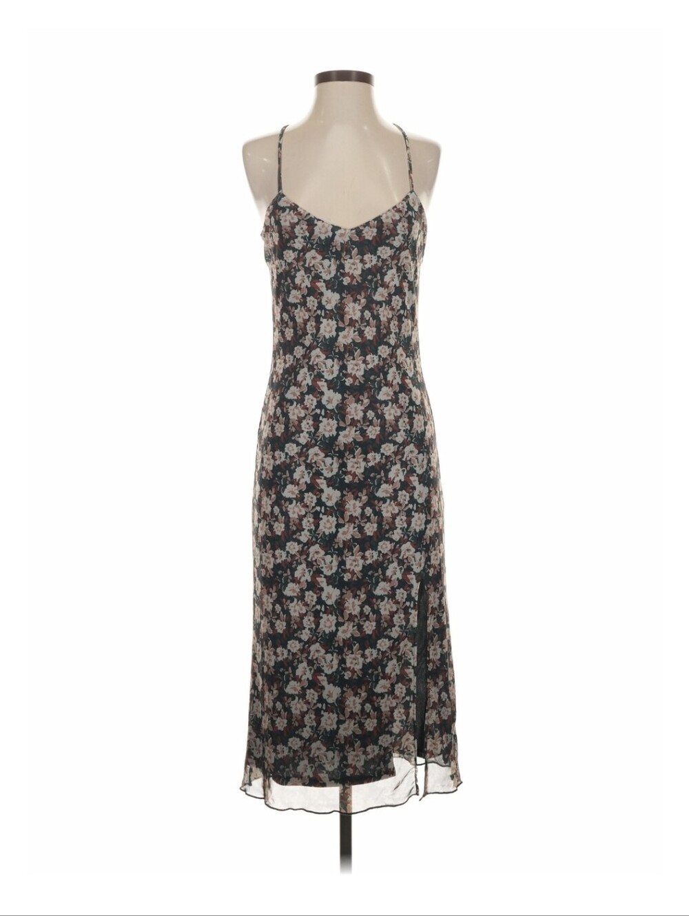 Sage Floral Cami Dress